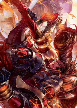 Magic | Upriser Renegade Art Card [Kamigawa: Neon Dynasty Art Series] | The Nerd Merchant