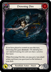Flesh and Blood TCG | Drowning Dire (Red) [EVR110] (Everfest)  1st Edition Rainbow Foil | The Nerd Merchant