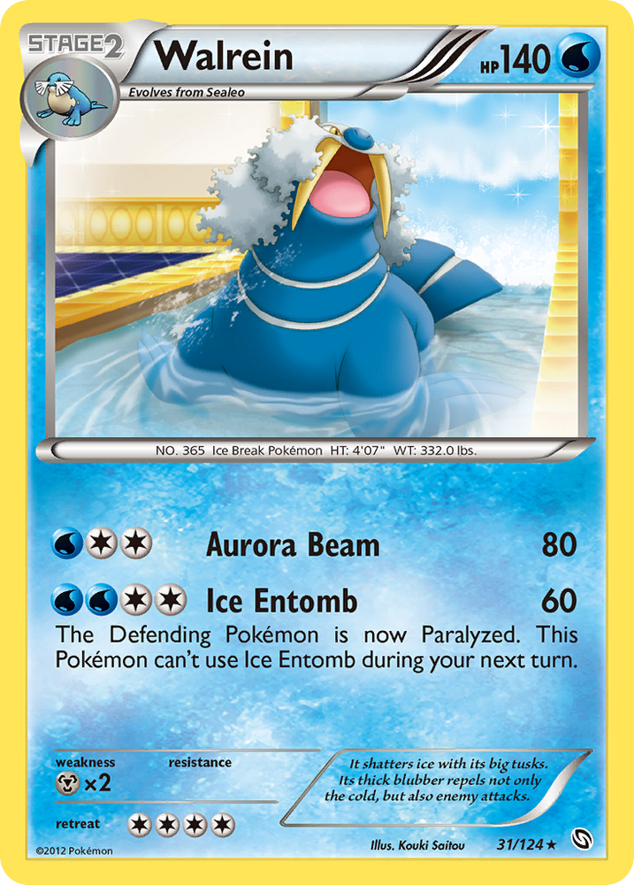Pokemon | Walrein (31/124) [Black & White: Dragons Exalted] | The Nerd Merchant