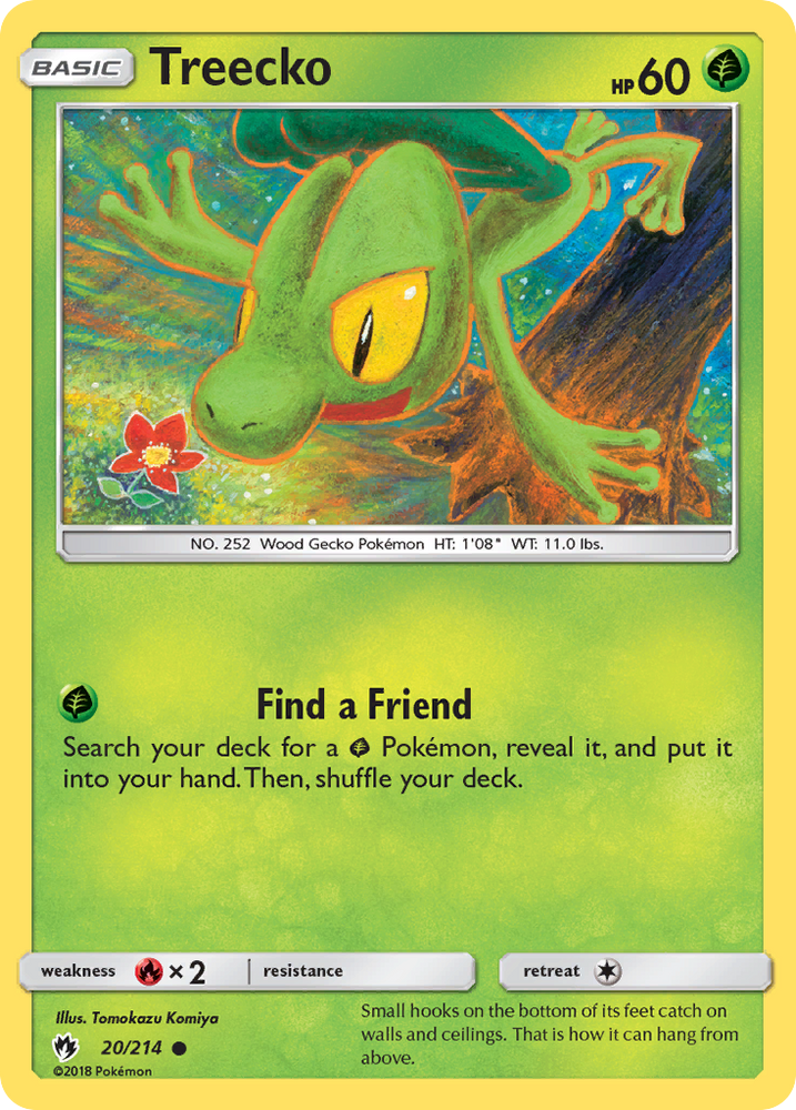 Pokemon | Treecko (20/214) [Sun & Moon: Lost Thunder] | The Nerd Merchant