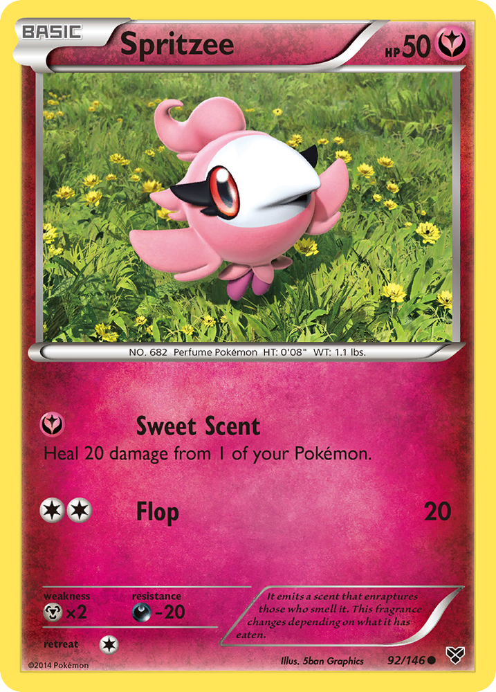 Pokemon | Spritzee (92/146) [XY: Base Set] | The Nerd Merchant