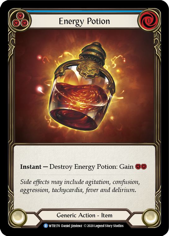 Flesh and Blood TCG | Energy Potion [U-WTR170] (Welcome to Rathe Unlimited)  Unlimited Normal | The Nerd Merchant