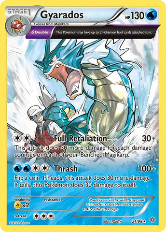 Pokemon | Gyarados (21/98) (Cosmos Holo) (Theme Deck Exclusive) [XY: Ancient Origins] | The Nerd Merchant