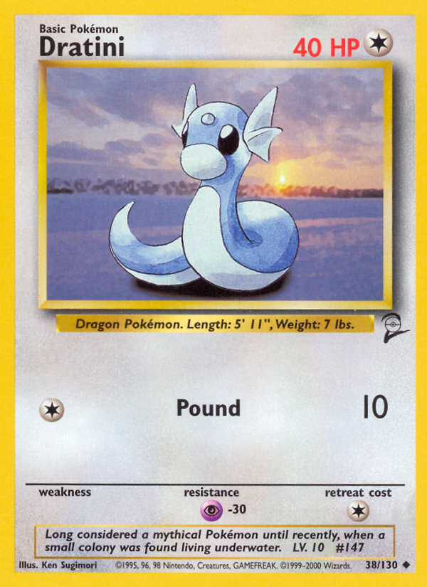 Pokemon | Dratini (38/130) [Base Set 2] | The Nerd Merchant
