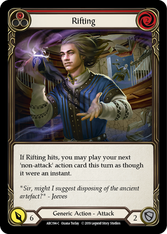 Flesh and Blood TCG | Rifting (Red) [ARC194-C] (Arcane Rising)  1st Edition Normal | The Nerd Merchant