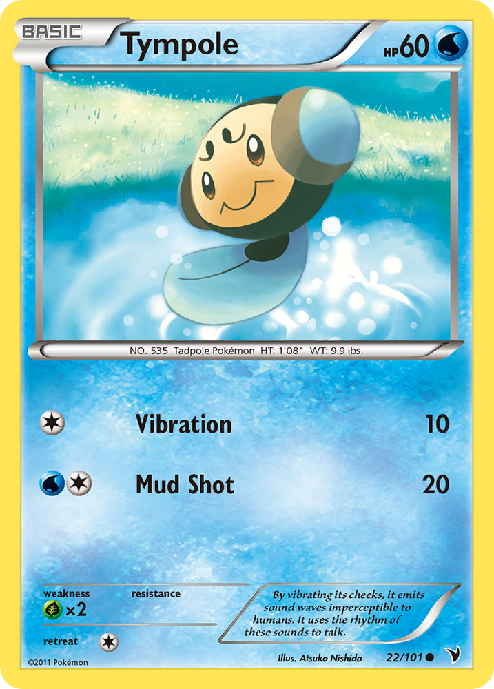 Pokemon | Tympole (22/101) [Black & White: Noble Victories] | The Nerd Merchant