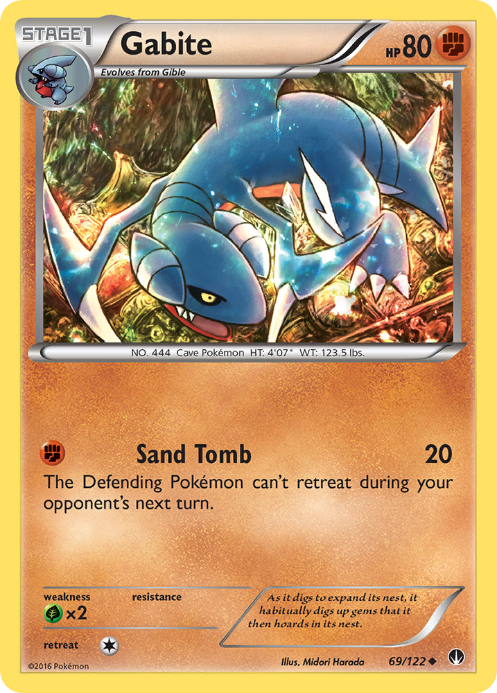 Pokemon | Gabite (69/122) [XY: BREAKpoint] | The Nerd Merchant