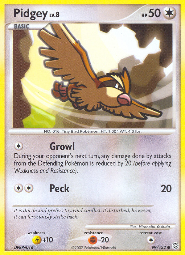 Pokemon | Pidgey (99/132) [Diamond & Pearl: Secret Wonders] | The Nerd Merchant