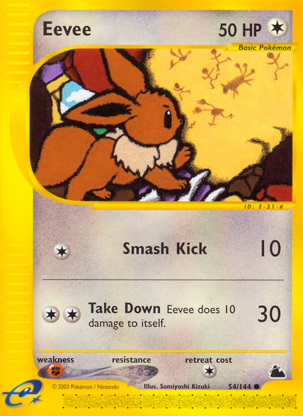 Pokemon | Eevee (54/144) [Skyridge] | The Nerd Merchant
