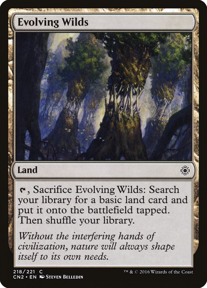 Magic | Evolving Wilds [Conspiracy: Take the Crown] | The Nerd Merchant