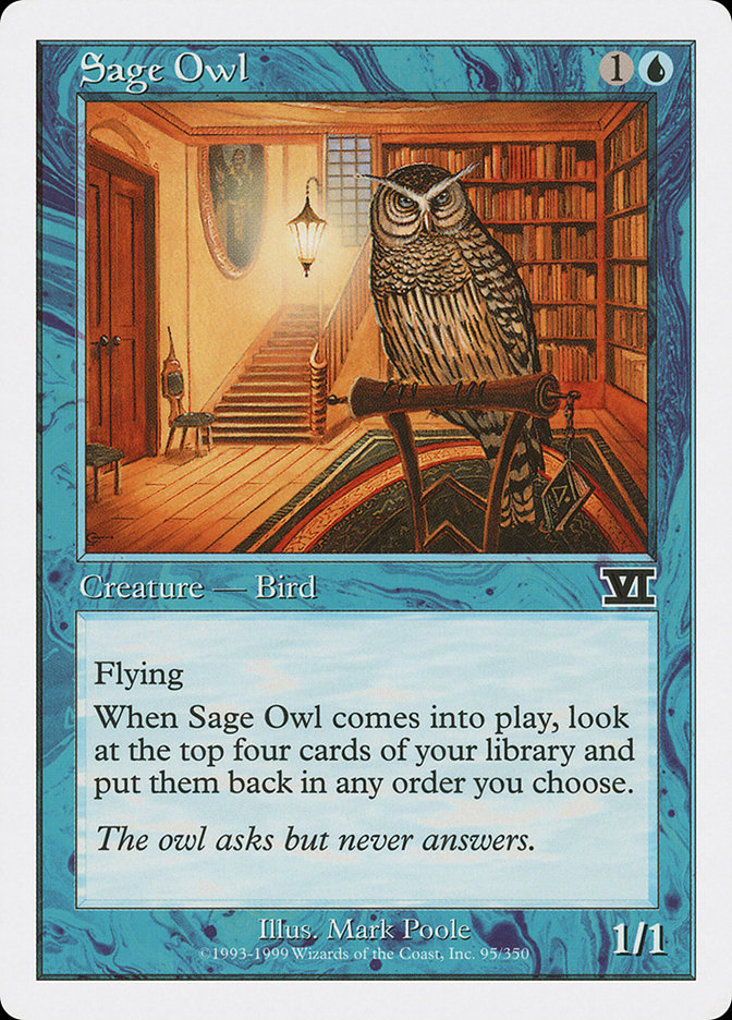Magic | Sage Owl [Classic Sixth Edition] | The Nerd Merchant