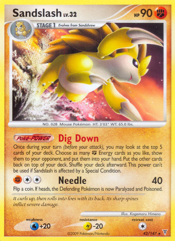 Pokemon | Sandslash (42/147) [Platinum: Supreme Victors] | The Nerd Merchant
