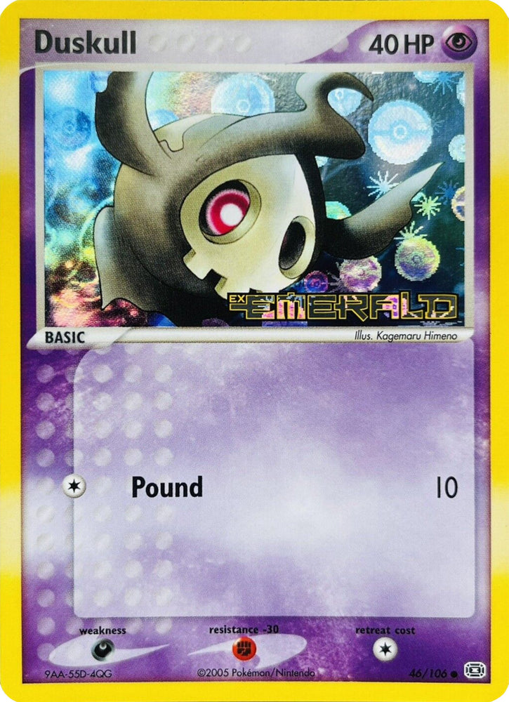 Pokemon | Duskull (46/106) (Stamped) [EX: Emerald] | The Nerd Merchant