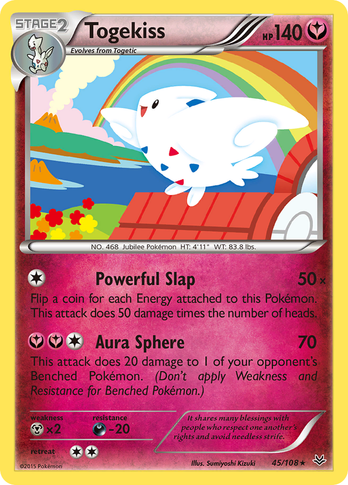 Pokemon | Togekiss (45/108) [XY: Roaring Skies] | The Nerd Merchant