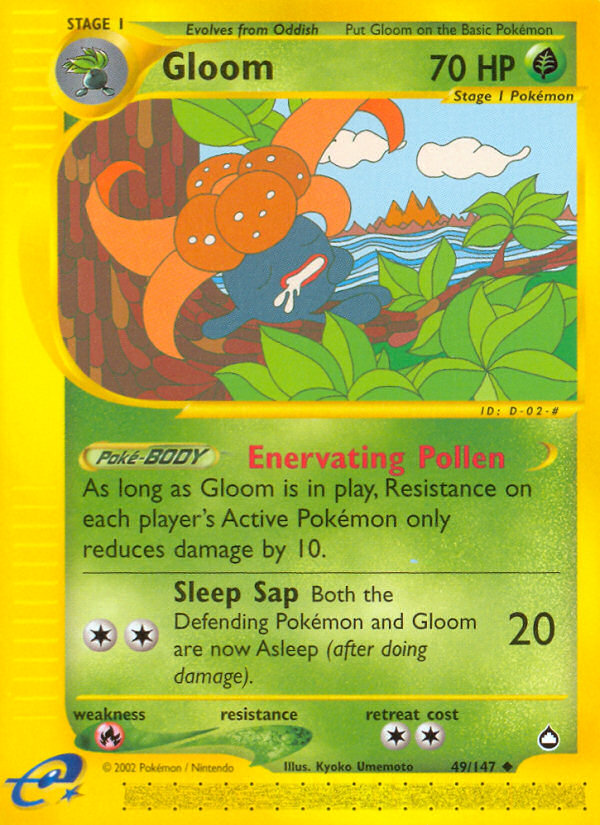 Pokemon | Gloom (49/147) [Aquapolis] | The Nerd Merchant