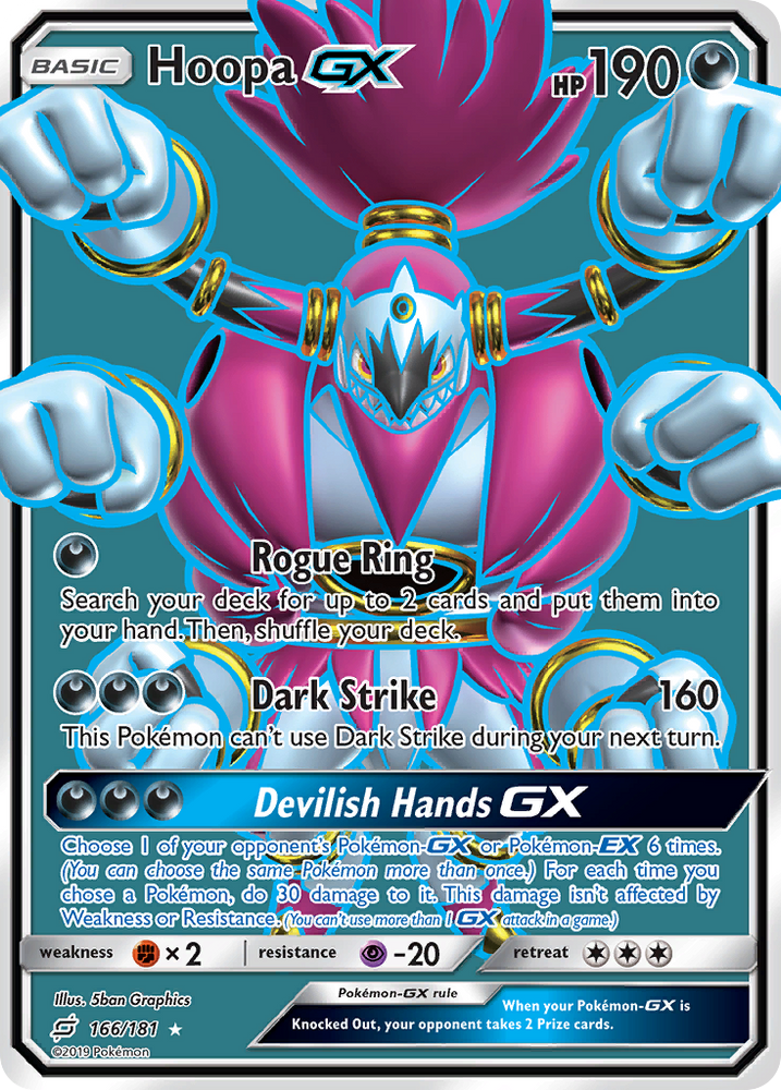 Pokemon | Hoopa GX (166/181) [Sun & Moon: Team Up] | The Nerd Merchant