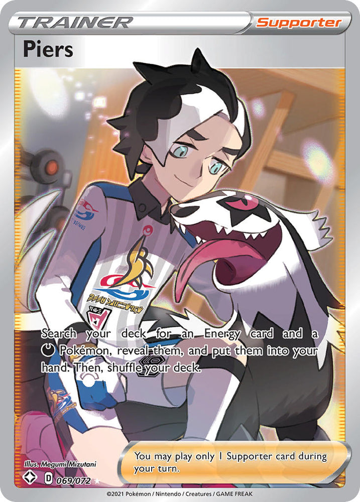 Pokemon | Piers (069/072) [Sword & Shield: Shining Fates] | The Nerd Merchant