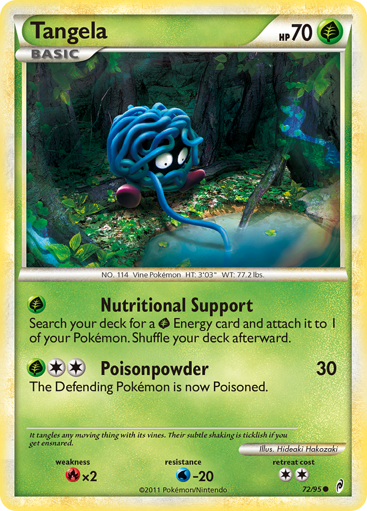 Pokemon | Tangela (72/95) [HeartGold & SoulSilver: Call of Legends] | The Nerd Merchant