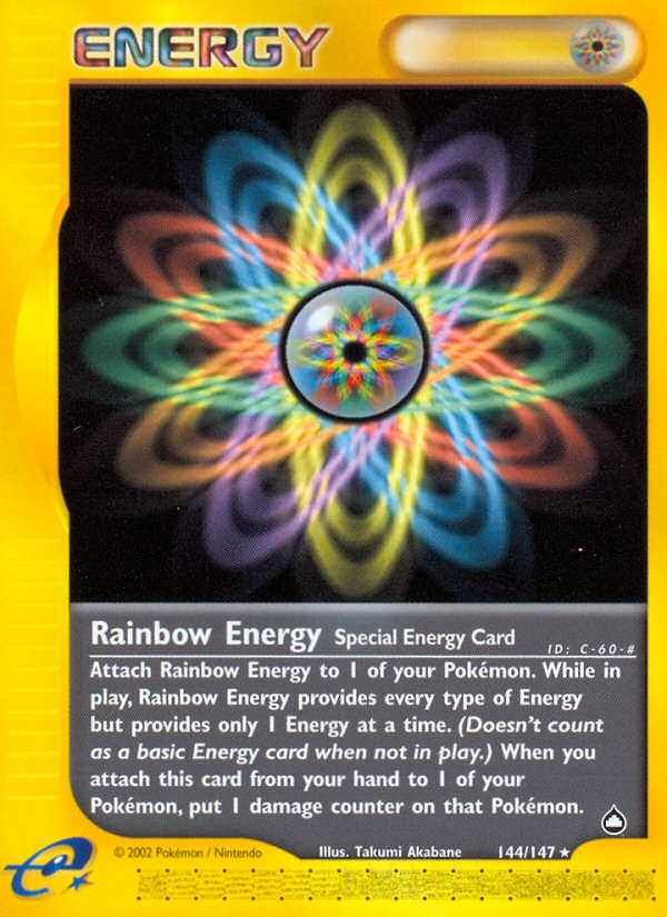 Pokemon | Rainbow Energy (144/147) [Aquapolis] | The Nerd Merchant