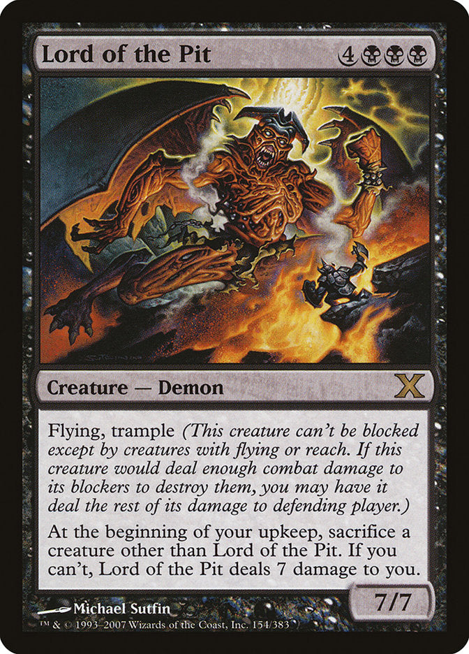 Magic | Lord of the Pit [Tenth Edition] | The Nerd Merchant