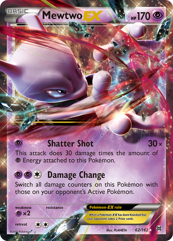 Pokemon | Mewtwo EX (62/162) [XY: BREAKthrough] | The Nerd Merchant