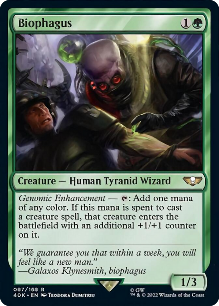 Magic | Biophagus (Surge Foil) [Warhammer 40,000] | The Nerd Merchant