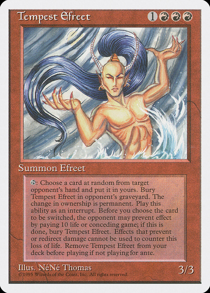Magic | Tempest Efreet [Fourth Edition] | The Nerd Merchant