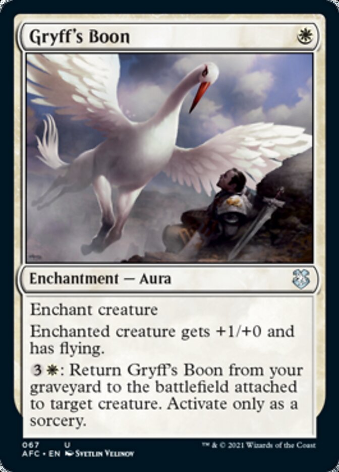 Magic | Gryff's Boon [Dungeons & Dragons: Adventures in the Forgotten Realms Commander] | The Nerd Merchant
