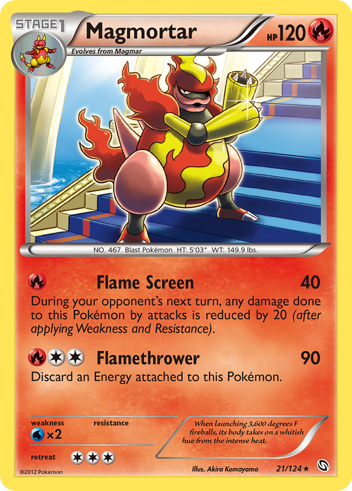 Pokemon | Magmortar (21/124) [Black & White: Dragons Exalted] | The Nerd Merchant