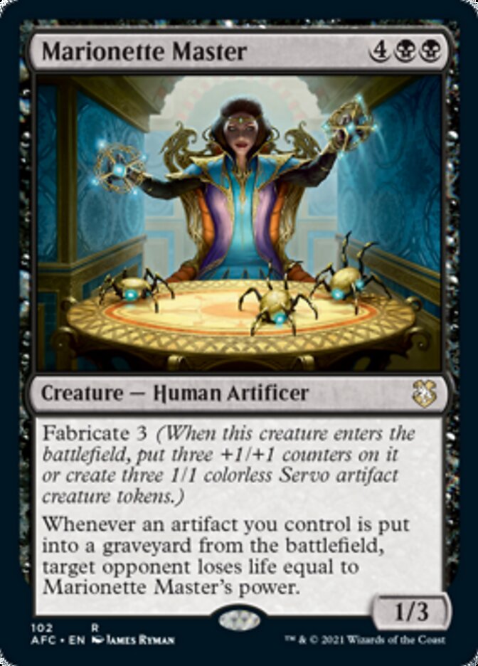 Magic | Marionette Master [Dungeons & Dragons: Adventures in the Forgotten Realms Commander] | The Nerd Merchant