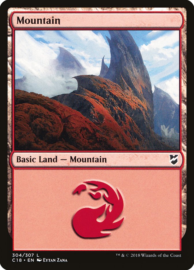 Magic | Mountain (304) [Commander 2018] | The Nerd Merchant