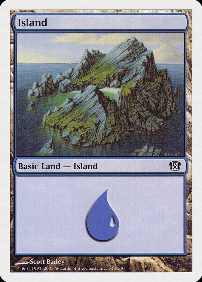 Magic | Island (338) [Eighth Edition] | The Nerd Merchant