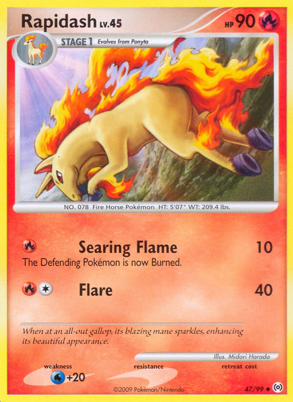 Pokemon | Rapidash (47/99) [Platinum: Arceus] | The Nerd Merchant