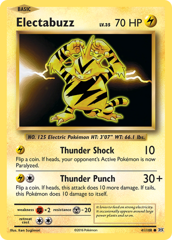 Pokemon | Electabuzz (41/108) [XY: Evolutions] | The Nerd Merchant