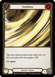 Flesh and Blood TCG | Nimblism (Red) [U-WTR218] (Welcome to Rathe Unlimited)  Unlimited Rainbow Foil | The Nerd Merchant