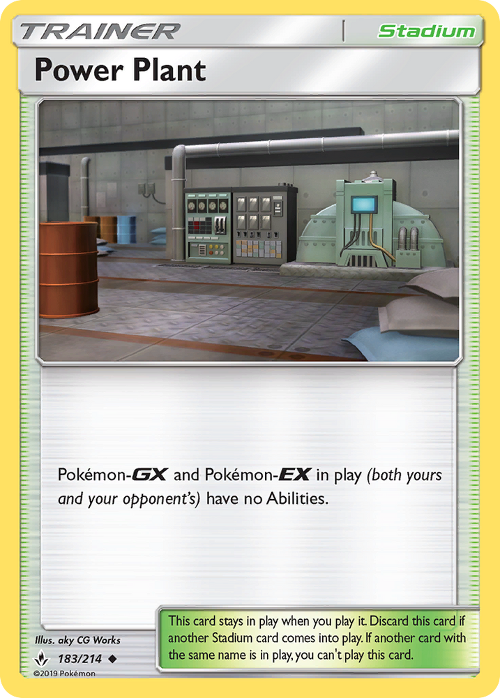 Pokemon | Power Plant (183/214) [Sun & Moon: Unbroken Bonds] | The Nerd Merchant