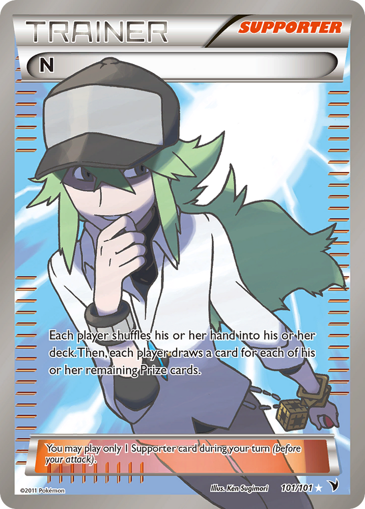 Pokemon | N (101/101) [Black & White: Noble Victories] | The Nerd Merchant