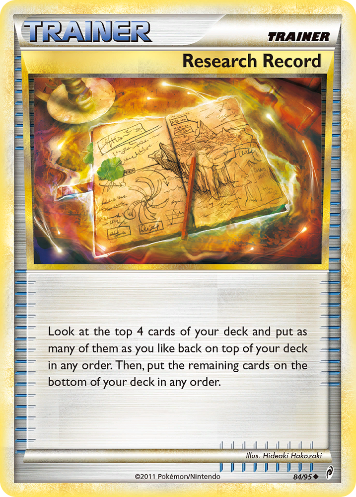 Pokemon | Research Record (84/95) [HeartGold & SoulSilver: Call of Legends] | The Nerd Merchant