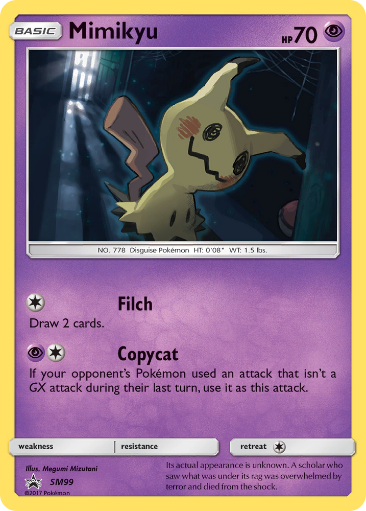 Pokemon | Mimikyu (SM99) [Sun & Moon: Black Star Promos] | The Nerd Merchant