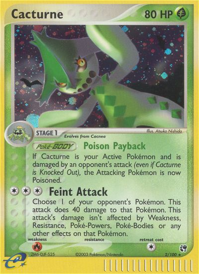 Pokemon | Cacturne (2/100) [EX: Sandstorm] | The Nerd Merchant
