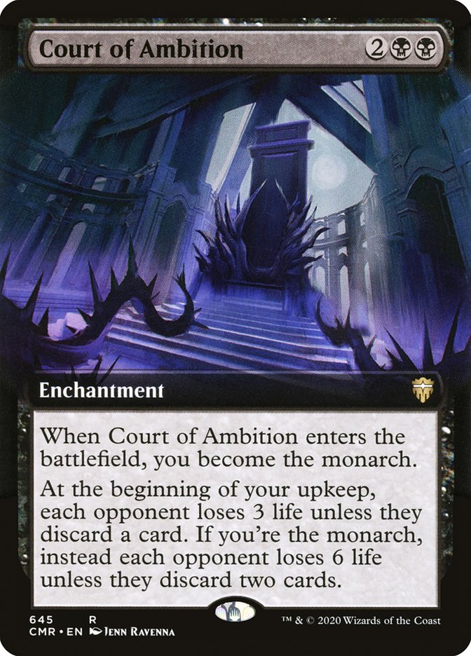 Magic | Court of Ambition (Extended Art) [Commander Legends] | The Nerd Merchant