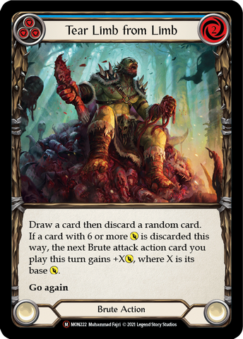 Flesh and Blood TCG | Tear Limb from Limb [U-MON222] (Monarch Unlimited)  Unlimited Normal | The Nerd Merchant