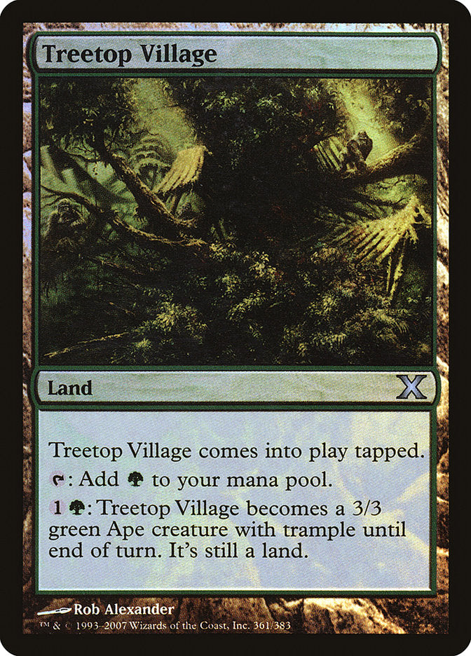 Magic | Treetop Village (Premium Foil) [Tenth Edition] | The Nerd Merchant