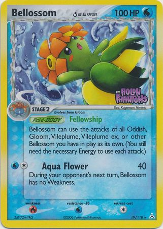 Pokemon | Bellossom (19/110) (Delta Species) (Stamped) [EX: Holon Phantoms] | The Nerd Merchant