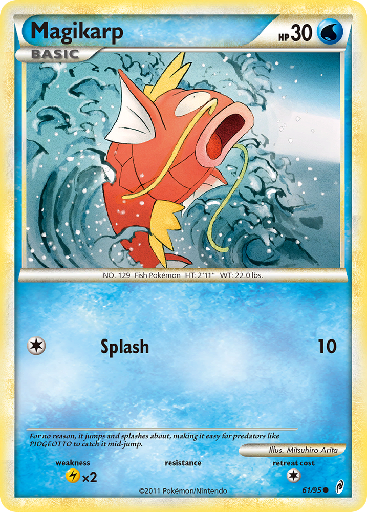 Pokemon | Magikarp (61/95) [HeartGold & SoulSilver: Call of Legends] | The Nerd Merchant