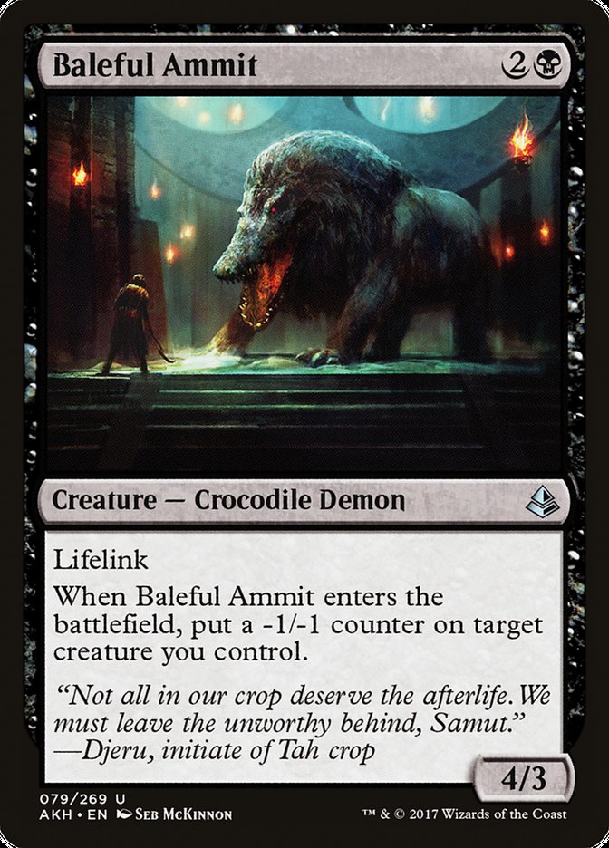 Magic | Baleful Ammit [Amonkhet] | The Nerd Merchant