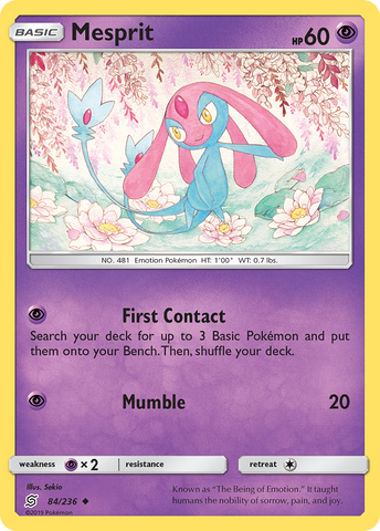 Pokemon | Mesprit (84/236) [Sun & Moon: Unified Minds] | The Nerd Merchant