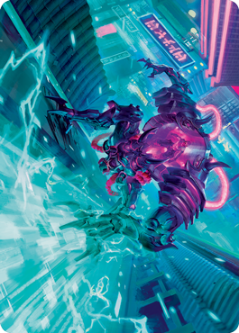 Magic | Surgehacker Mech Art Card [Kamigawa: Neon Dynasty Art Series] | The Nerd Merchant