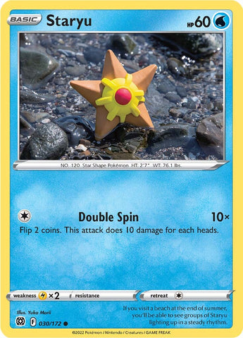 Pokemon | Staryu (030/172) [Sword & Shield: Brilliant Stars] | The Nerd Merchant
