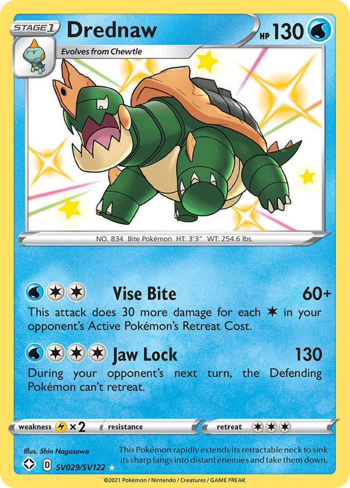 Pokemon | Drednaw (SV029/SV122) [Sword & Shield: Shining Fates] | The Nerd Merchant